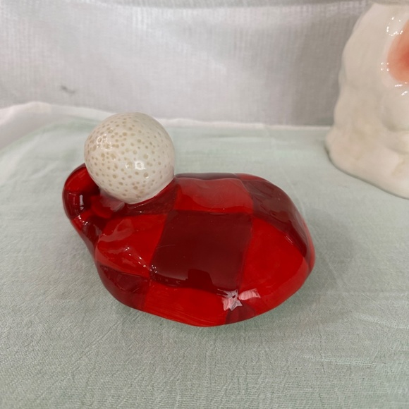 Vintage Hallmark  Ceramic Santa  Face Cookie Jar, - Picture 7 of 8